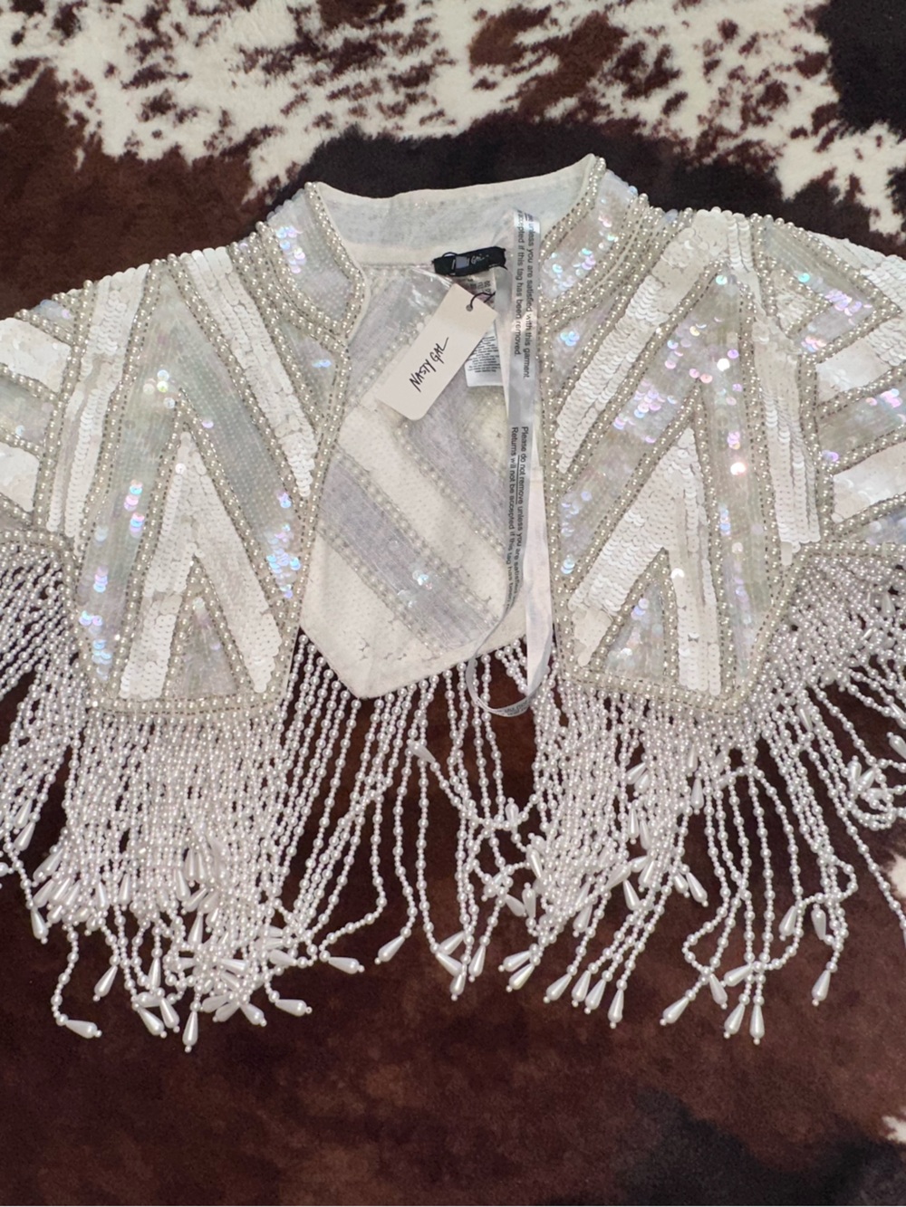 Nasty Gal Beaded Shaw